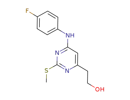 2-[6-(4-fluorophenylamino)-2-(methylthio)pyrimidin-4-yl]ethanol