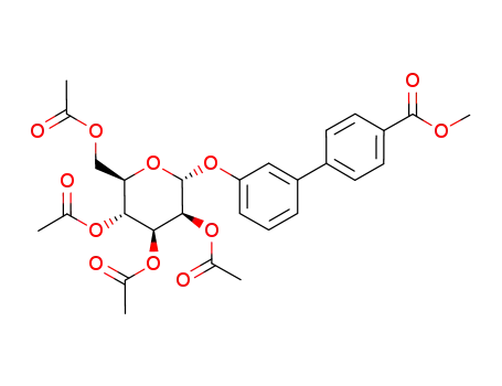 methyl 3'-(2,3,4,6-tetra-O-acetyl-α-D-mannopyranosyloxy)-biphenyl-4-carboxylate