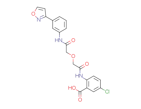 5-chloro-2-{[(2-{[3-(1,2-oxazol-3-yl)phenyl]amino}-2-oxoethoxy)acetyl]amino}benzoic acid
