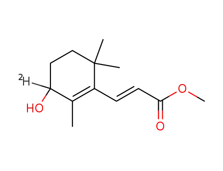 (E)-methyI 3-(3-deutero-3-hydroxy-2,6,6-trimethylcyclohex-1-en-1-yl)acrylate