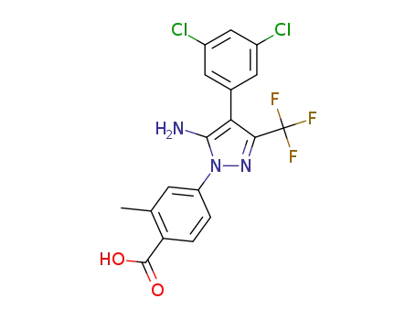 4-[5-amino-4-(3,5-dichlorophenyl)-3-trifluoromethylpyrazol-1-yl]-2-methylbenzoic acid