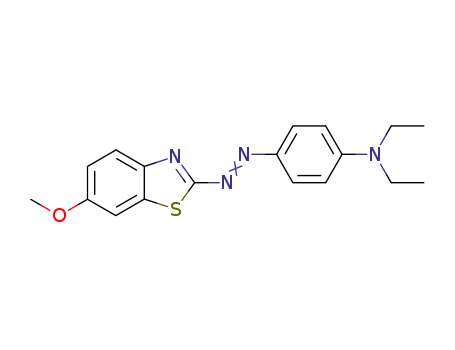 N,N-diethyl-4-[(6-methoxy-2-benzothiazolyl )azo]-Benzenamine