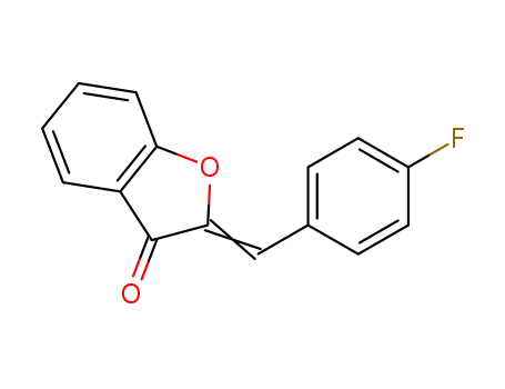 Molecular Structure of 92830-99-4 (3(2H)-Benzofuranone, 2-[(4-fluorophenyl)methylene]-)