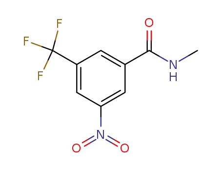 Molecular Structure of 22227-30-1 (Benzamide, N-methyl-3-nitro-5-(trifluoromethyl)-)