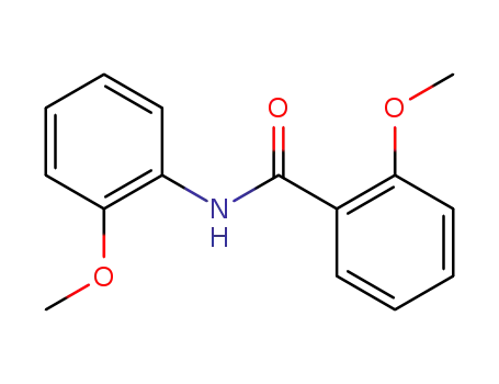 Molecular Structure of 28396-53-4 (2-methoxy-N-(2-methoxyphenyl)benzamide)
