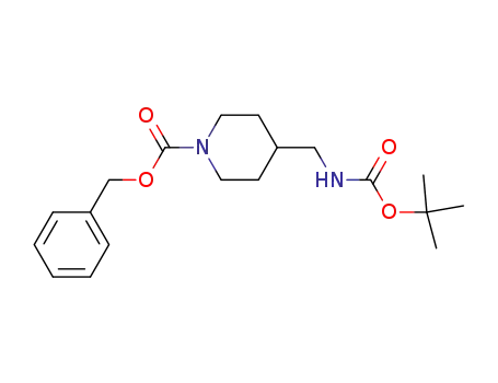Molecular Structure of 172348-56-0 (1-N-Cbz-4-N-(Boc-aminomethyl)piperidine)