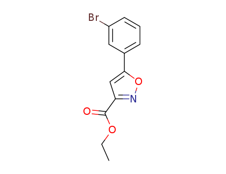 5-(3-BROMOPHENYL)-3-ISOXAZOLECARBOXYLIC ACID ETHYL ESTER
