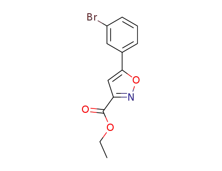 Ethyl 5-(3-bromophenyl)-1,2-oxazole-3-carboxylate