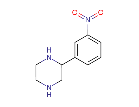 Molecular Structure of 65709-29-7 (2-(3-NITROPHENYL)PIPERAZINE)