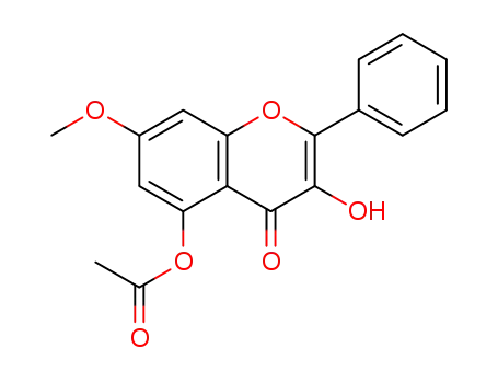 3-hydroxy-5-acetoxy-7-methoxyflavone