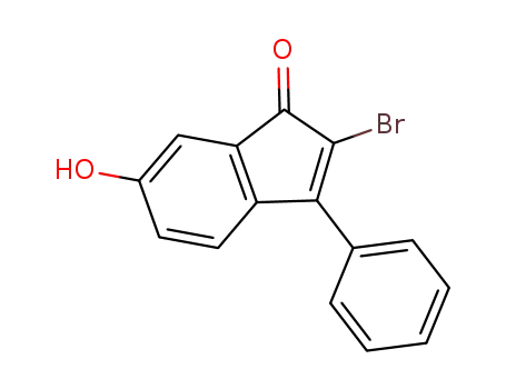 2-bromo-6-hydroxy-3-phenylinden-1-one