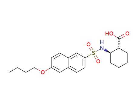 (1R,2R)-2-(6-butoxynaphthalene-2-sulfonamido)cyclohexanecarboxylic acid