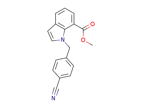 methyl 1-(4-cyanobenzyl)-1H-indole-7-carboxylate