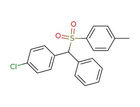 Molecular Structure of 102078-57-9 (p-chlorophenyl(phenyl)methyl p-tolyl sulfone)