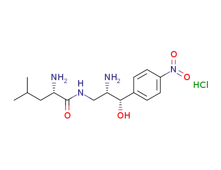 (S)-2-amino-N-((2S,3S)-2-amino-3-hydroxy-3-(4-nitrophenyl)propyl)-4-methylpentanamide hydrochloride