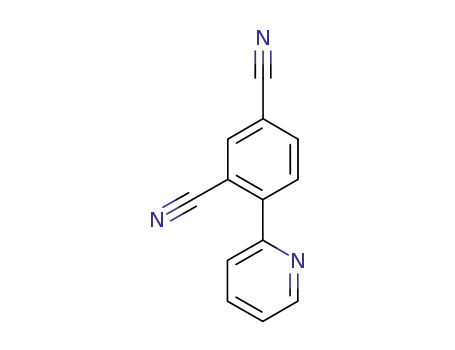 Molecular Structure of 820231-70-7 (1,3-Benzenedicarbonitrile, 4-(2-pyridinyl)-)