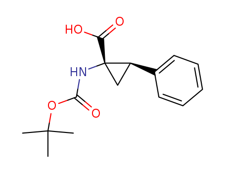 (1S,2R)-N-BOC-1-AMINO-2-PHENYLCYCLOPROPANECARBOXYLIC ACIDCAS