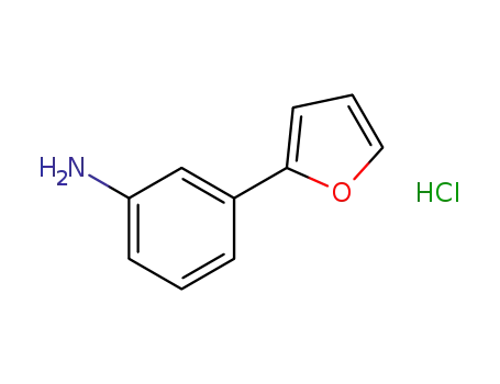 Molecular Structure of 1172481-22-9 (3-Fur-2-ylaniline hydrochloride)