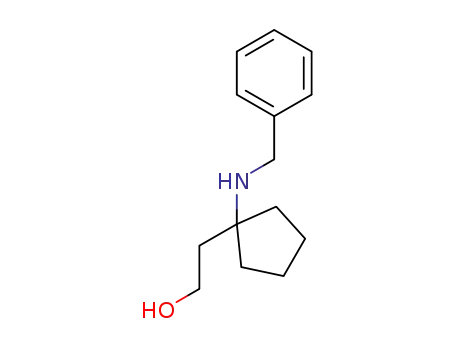 Molecular Structure of 1361253-38-4 (1-(benzylamino)-1-(2-hydroxyethyl)cyclopentane)