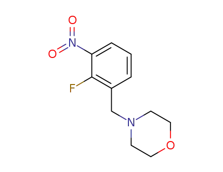 4-(2-fluoro-3-nitrobenzyl)morpholine