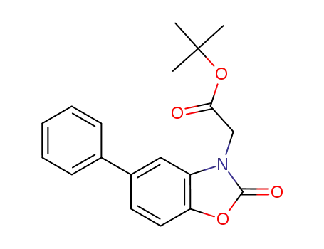 Molecular Structure of 1396795-65-5 (tert-butyl (2-oxo-5-phenyl-1,3-benzoxazol-3(2H)-yl)acetate)