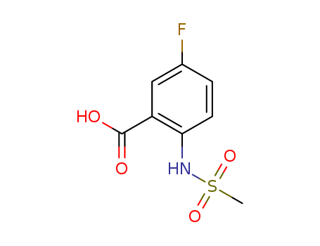 5-fluoro-2-[(methylsulfonyl)amino]benzoic acid