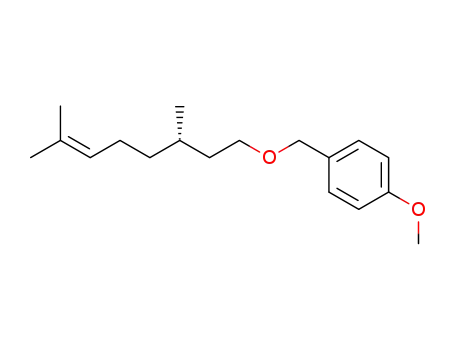 Molecular Structure of 934704-86-6 ((S)-4-methoxybenzyl 3,7-dimethyl-6-octenyl ether)