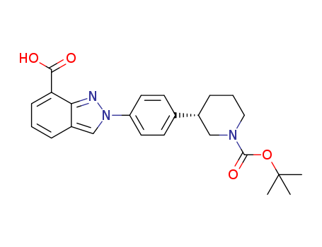 (S)-2-(4-(1-(tert-butoxycarbonyl)piperidin-3-yl)phenyl)-2H-indazole-7-carboxylicacid