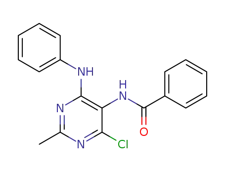 N-(4-chloro-2-methyl-6-(phenylamino)pyrimidin-5-yl)benzamide