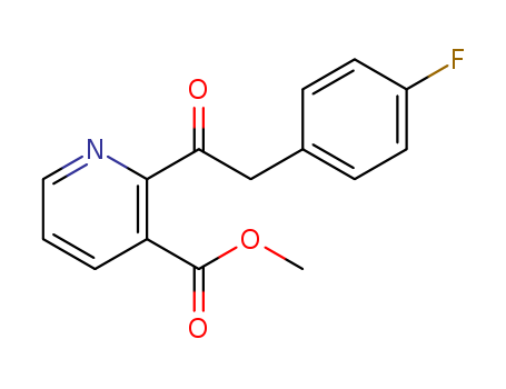 methyl 2-(2-(4-fluorophenyl)acetyl)nicotinate