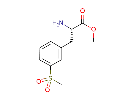 메틸(s)-2-a미노-3-(3-(메틸술포닐)페닐)프로파노에이트