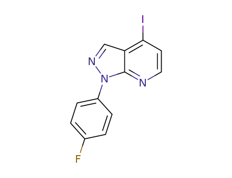 1-(4-fluorophenyl)-4-iodo-1H-pyrazolo[3,4-b]pyridine