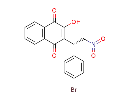 (R)-2-(1-(4-bromophenyl)-2-nitroethyl)-3-hydroxynaphthalene-1,4-dione