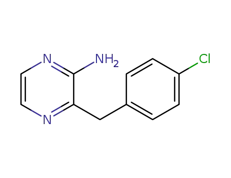 3-(4-chlorobenzyl)pyrazin-2-amine