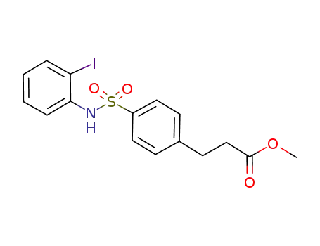 methyl 3-{4-[N-(2-iodophenyl)sulfamoyl]phenyl}propanoate