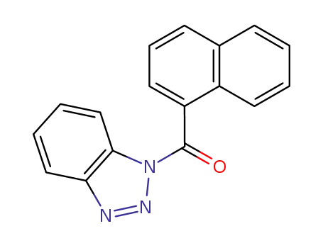 Molecular Structure of 306990-95-4 (1-(1-NAPHTHYLCARBONYL)-1H-BENZOTRIAZOLE)