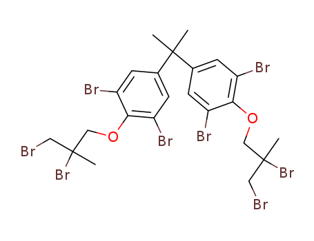 1,1-(isopropylidene)bis[3,5-dibromo-4-(2,3-dibromo-2-methylpropoxy)benzene]