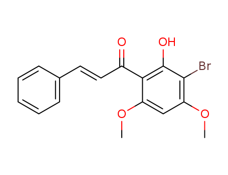 2-Propen-1-one,1-(3-bromo-2-hydroxy-4,6-dimethoxyphenyl)-3-phenyl- cas  1159-57-5