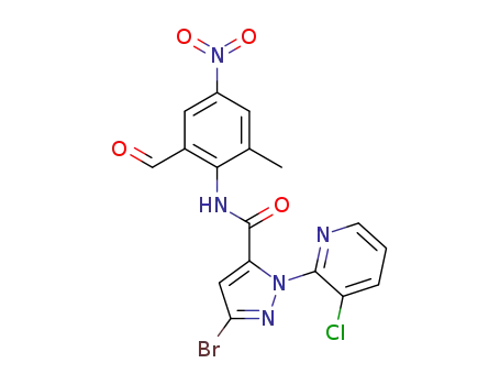 3-bromo-1-(3-chloropyridin-2-yl)-N-(2-formyl-6-methyl-4-nitrophenyl)-1H-pyrazole-5-carboxamide