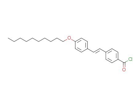 4-[(E)-2-(4-decyloxy-phenyl)-vinyl]-benzoyl chloride