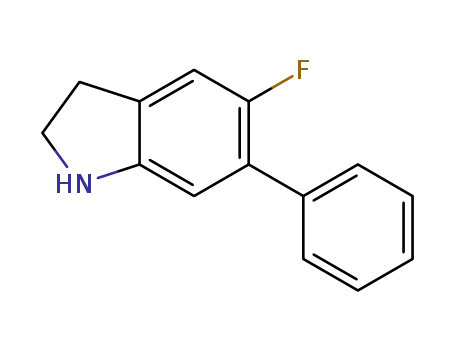 5-fluoro-6-phenyl-2,3-dihydro-1H-indole