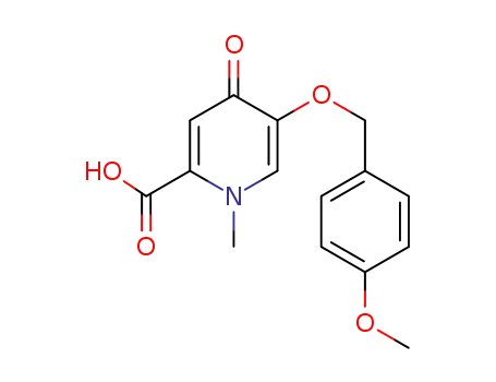 5-((4-methoxybenzyl)oxy)-1-methyl-4-oxo-1,4-dihydropyridin-2-carboxylic acid