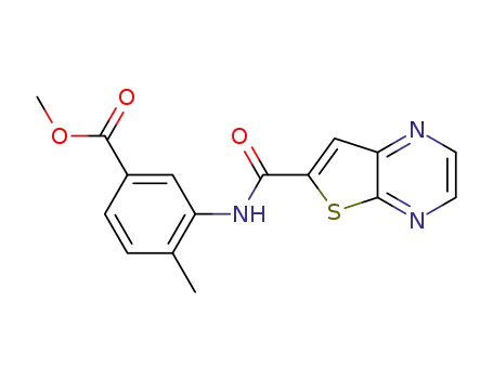 methyl 4-methyl-3-(thieno[2,3-b]pyrazine-6-carboxamido)benzoate