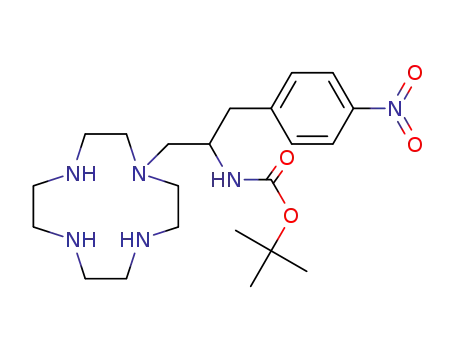 tert-butyl N-[1-(4-nitrophenyl)-3-(1,4,7,10-tetraazacyclododecan-1-yl)propan-2-yl]carbamate