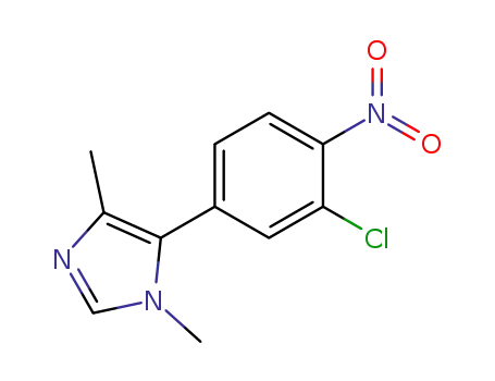5-(3-chloro-4-nitrophenyl)-1,4-dimethyl-1H-imidazole