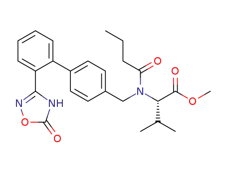 N-butyryl-N-[(2'-(4,5-dihydro-5-oxo-1,2,4-oxadiazol-3-yl)biphenyl-4-yl)methyl]-L-valine methyl ester