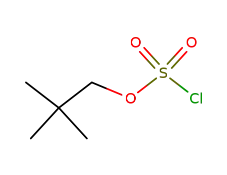 Molecular Structure of 764-08-9 (Chlorosulfuric acid, 2,2-dimethylpropyl ester)