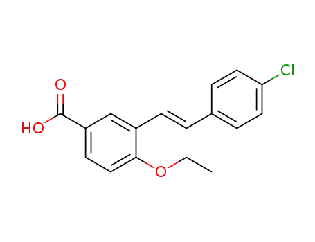 3-[(E)-2-(4-chlorophenyl)vinyl]-4-ethoxybenzoic acid
