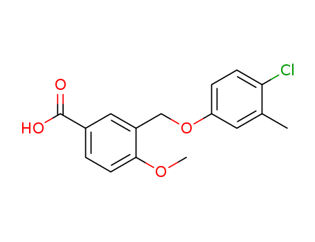 3-(4-CHLORO-3-METHYL-PHENOXYMETHYL)-4-METHOXY-BENZOIC ACID