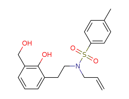 2-[3-aza(N-tosyl)hex-5-en-1-yl]-6-hydroxymethylphenol